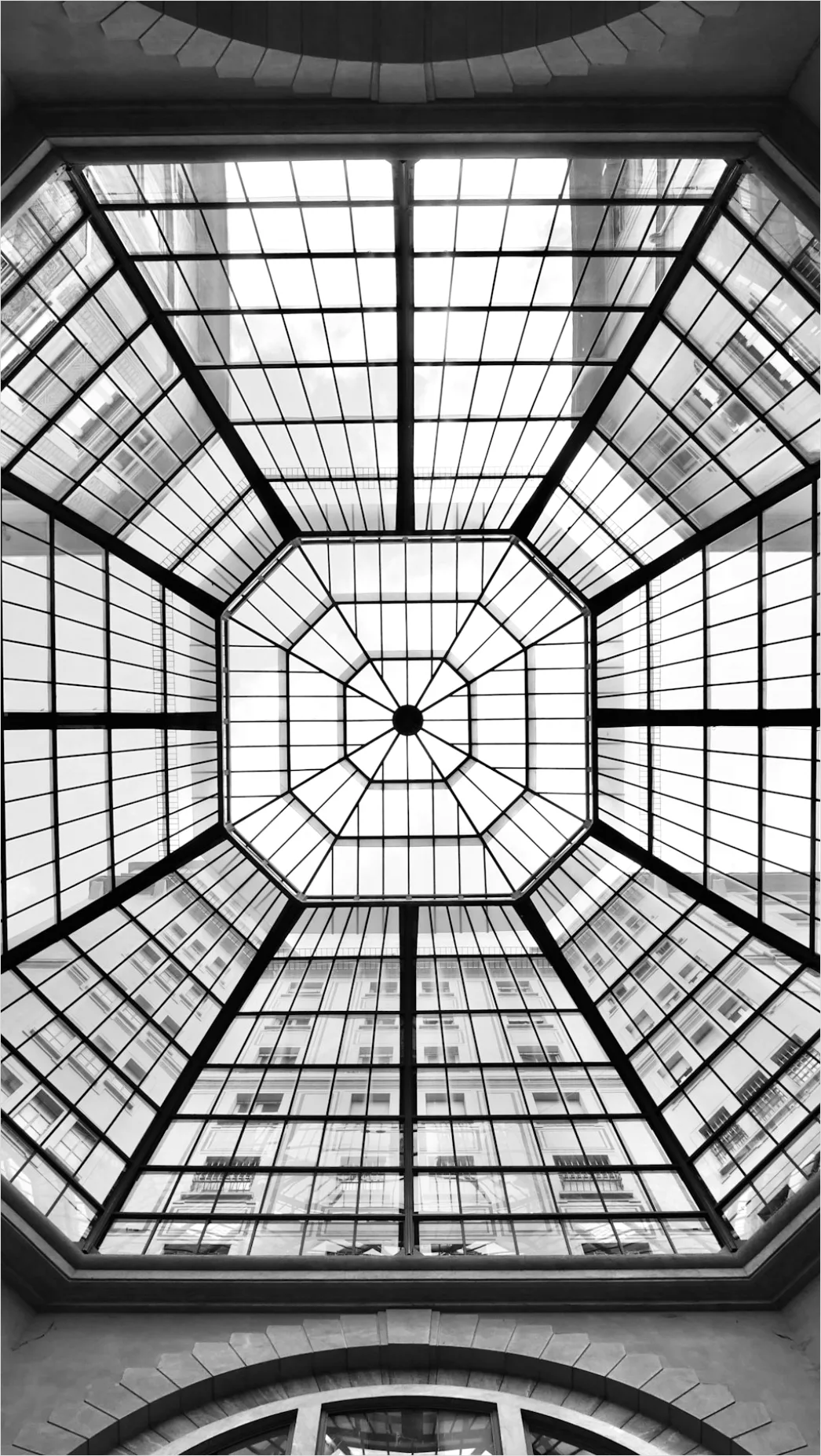 Detail Glass Roof Atrium Architecture Photo Number 8