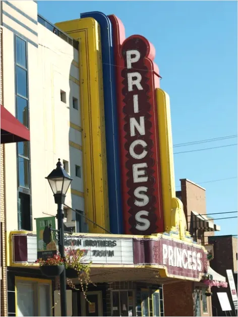 Detail Historic Theater Marquee Facade Photo Number 4