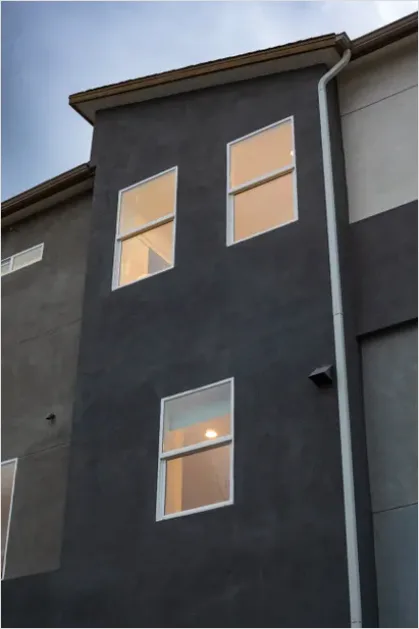 House Exterior At Blue Hour Photo B288