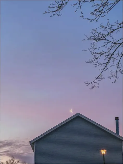 Detail House Exterior At Blue Hour Photo Number 2