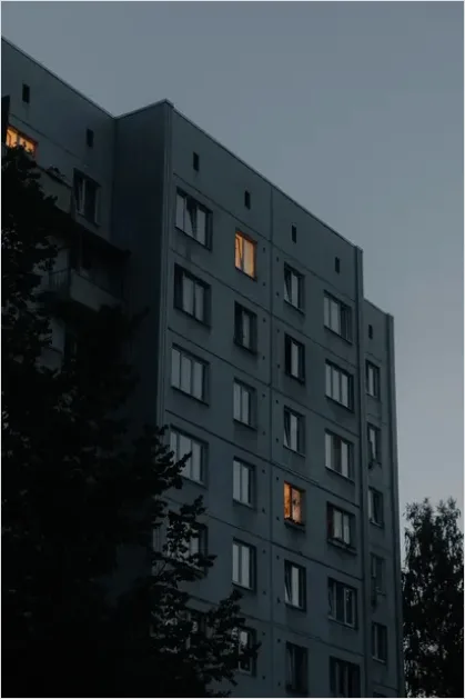Detail House Exterior At Blue Hour Photo Number 3