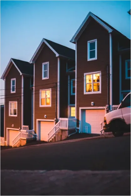 Detail House Exterior At Blue Hour Photo Number 4