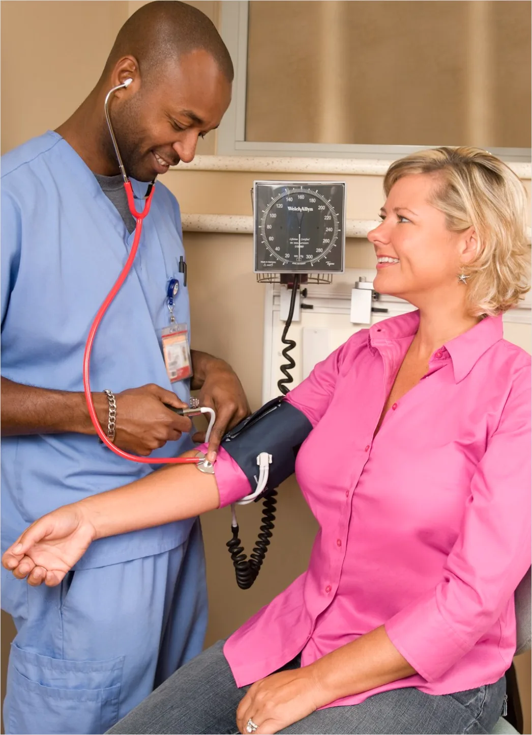 Detail Nurse Checking Vital Signs Patient Number 2