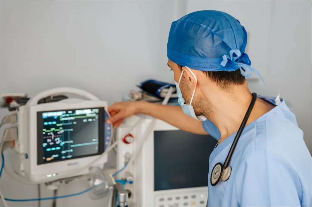 Detail Nurse Checking Vital Signs Patient Number 11