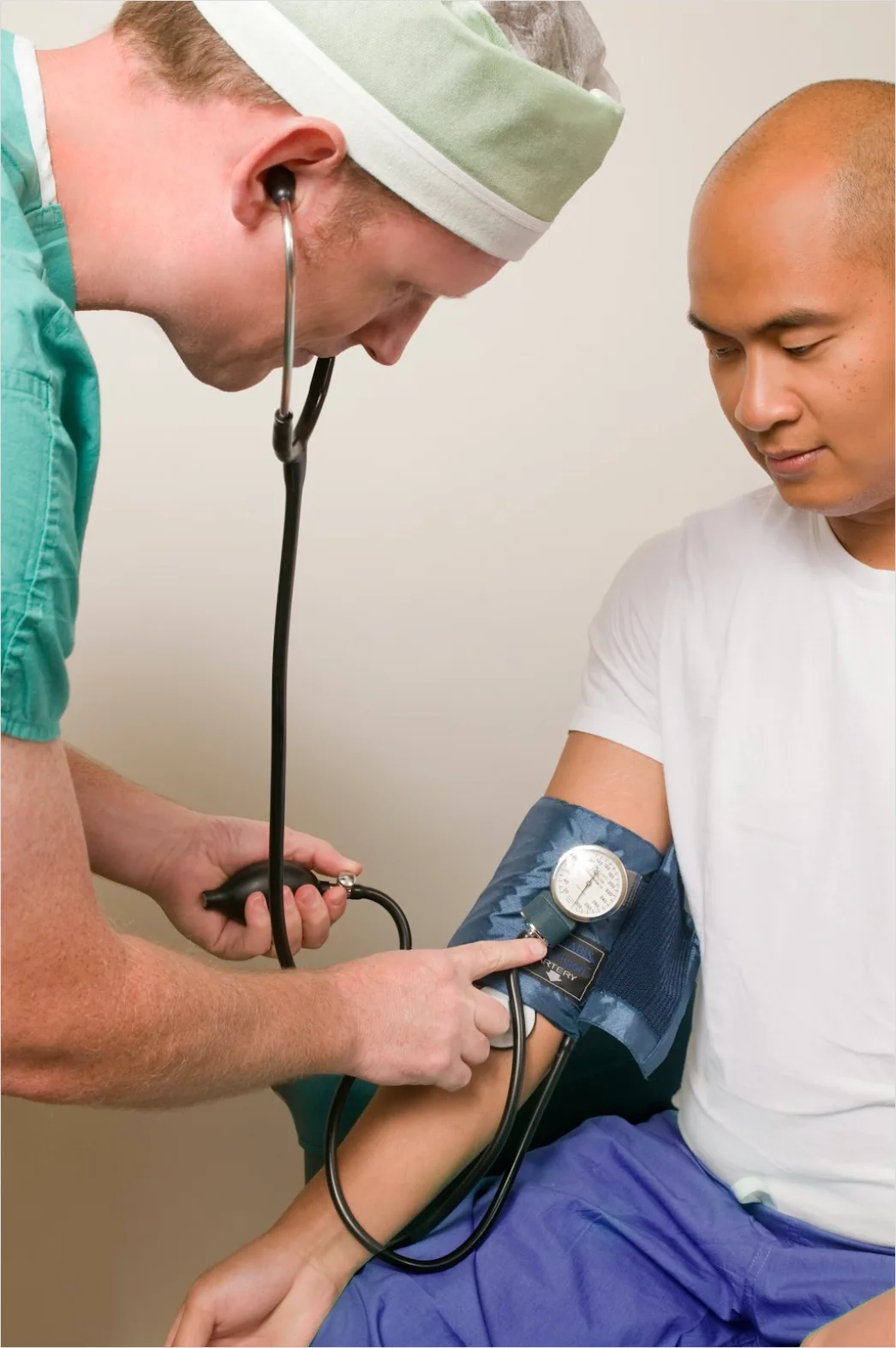Detail Nurse Checking Vital Signs Patient Number 6