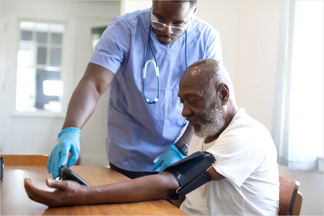 Detail Nurse Checking Vital Signs Patient Number 8
