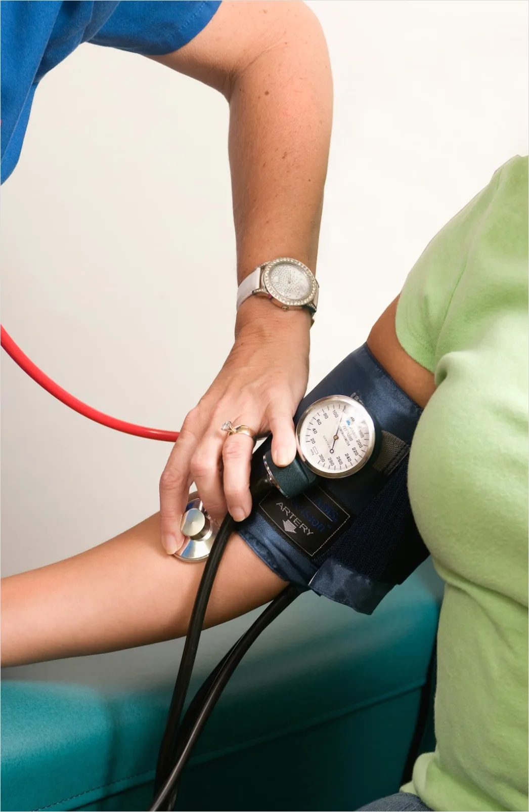 Detail Nurse Checking Vital Signs Patient Number 9