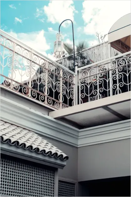 Detail Outdoor Terrace Architecture Design Photo Number 2