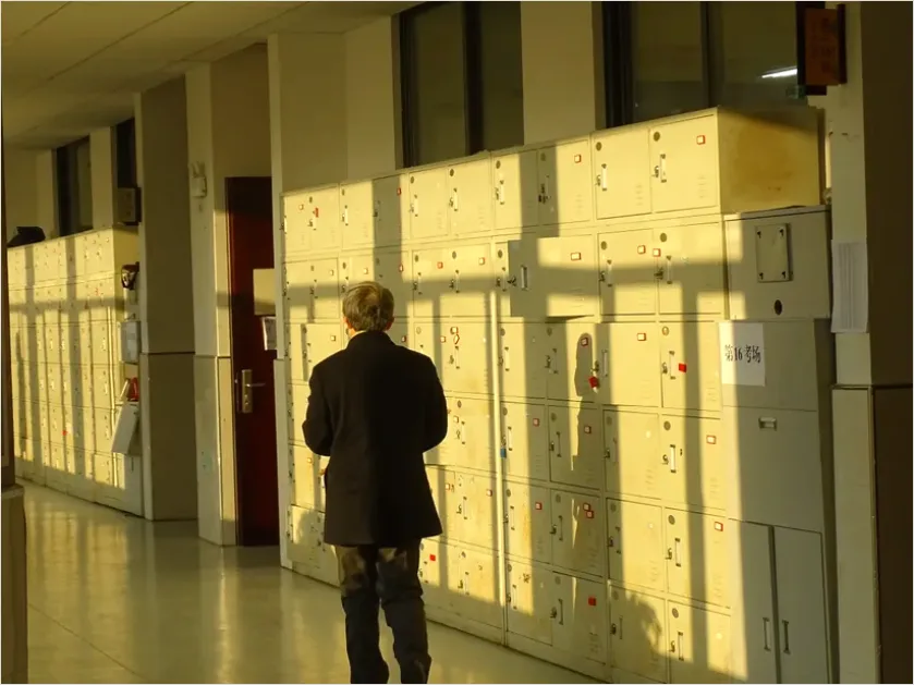 Detail School Hallway Lockers Photo Number 13