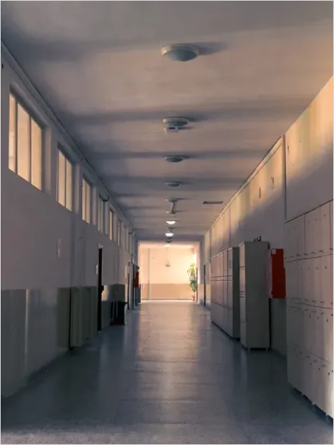 Detail School Hallway Lockers Photo Number 16