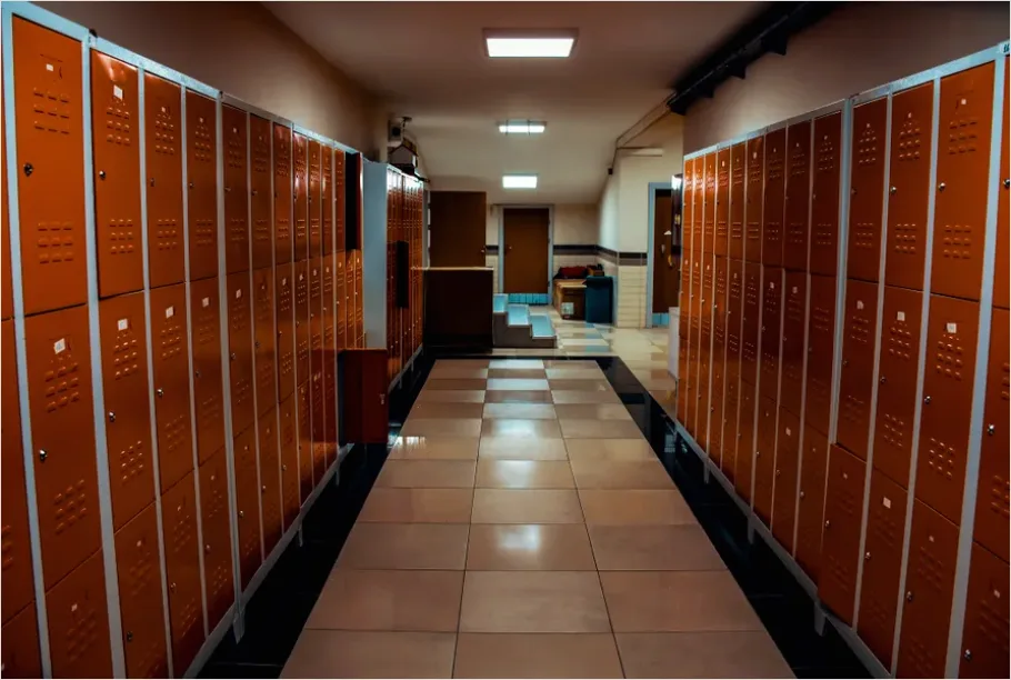 Detail School Hallway Lockers Photo Number 3