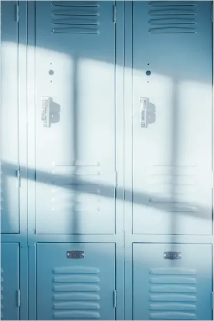 Detail School Hallway Lockers Photo Number 5