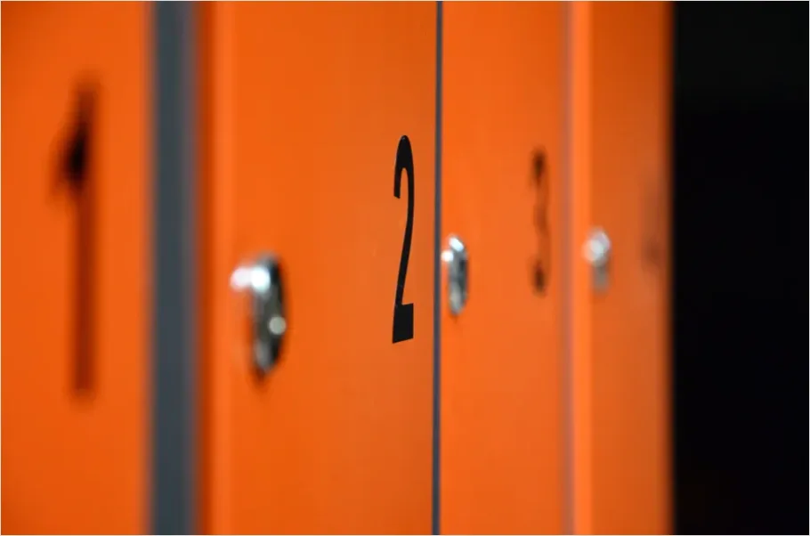 Detail School Hallway Lockers Photo Number 7