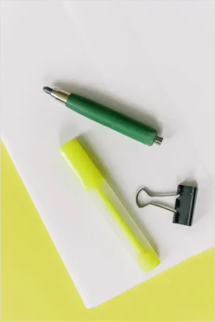 Detail School Supplies Flat Lay Photo Number 2