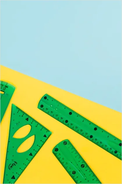 Detail School Supplies Flat Lay Photo Number 14