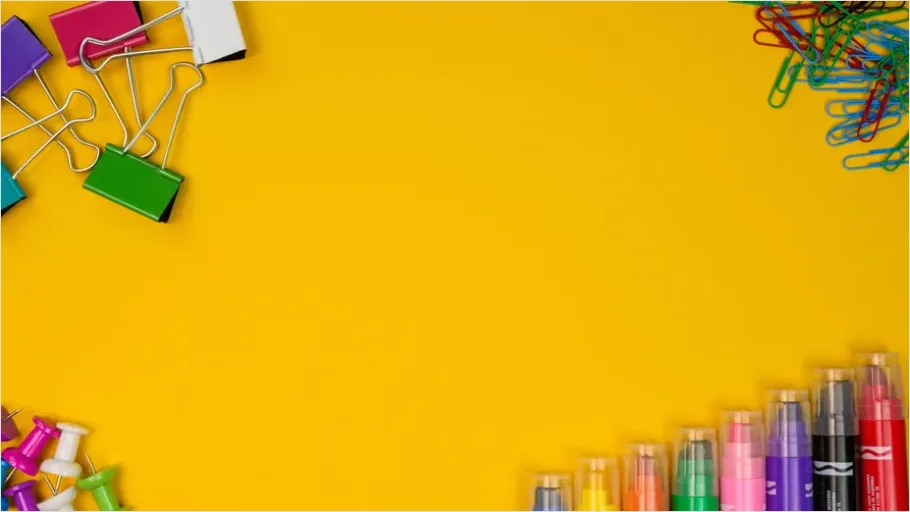 Detail School Supplies Flat Lay Photo Number 6