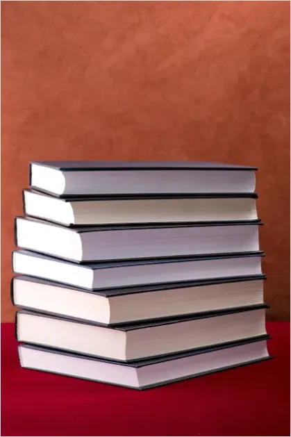 Detail Stack Of Textbooks Photo Number 16