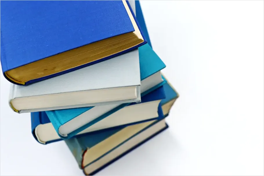 Detail Stack Of Textbooks Photo Number 6