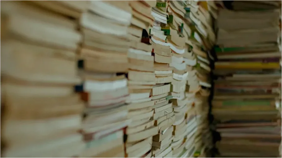Detail Stack Of Textbooks Photo Number 8