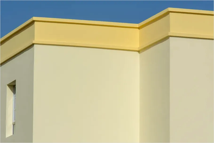 Detail Stucco House Exterior Facade Photo Number 2