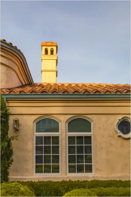 Detail Stucco House Exterior Facade Photo Number 4