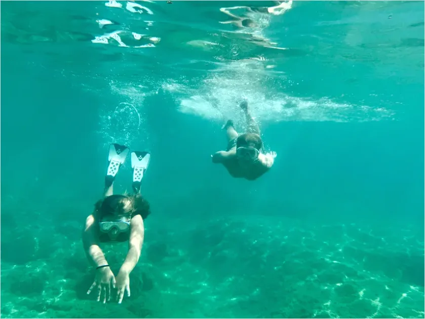 Detail Underwater Lake Snorkeling Photo Number 11