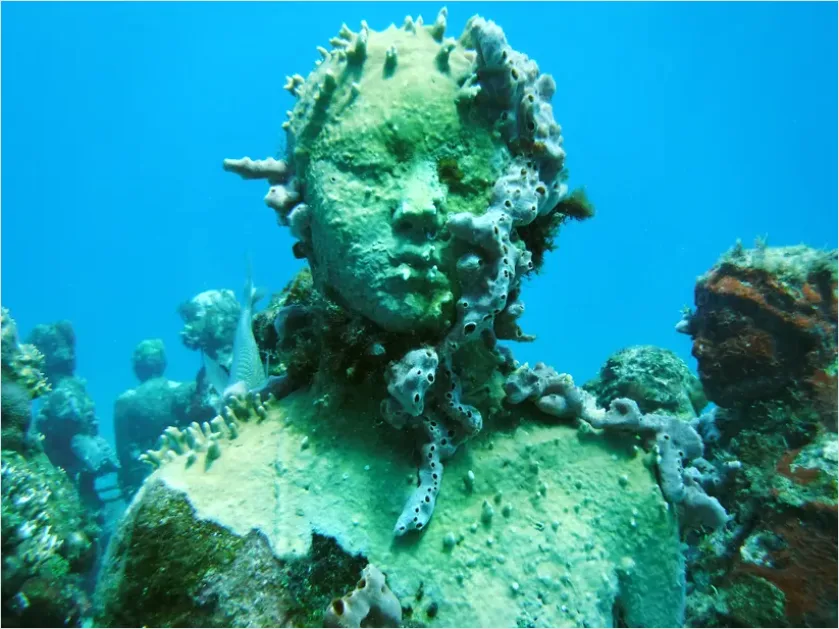 Detail Underwater Statue Reef Photo Number 8