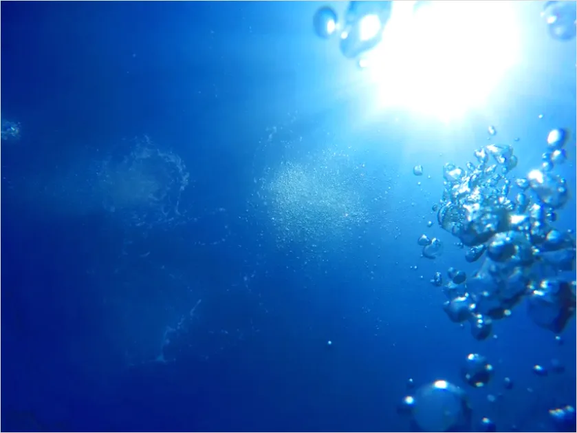 Detail Underwater Sun Rays Photo Number 15