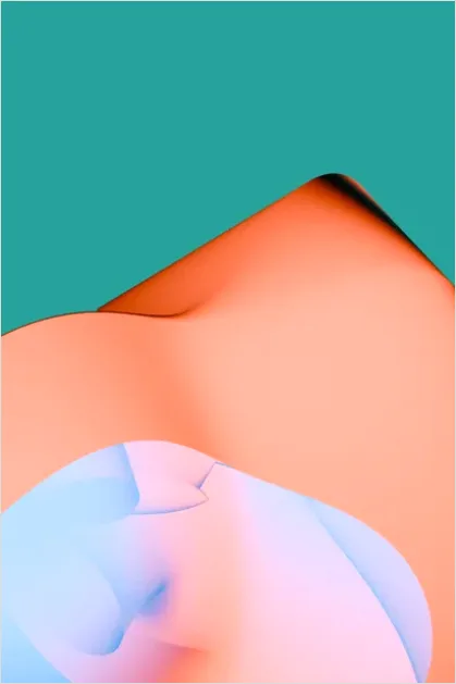 Detail 3d Illustration Pastel Shapes Render Number 12