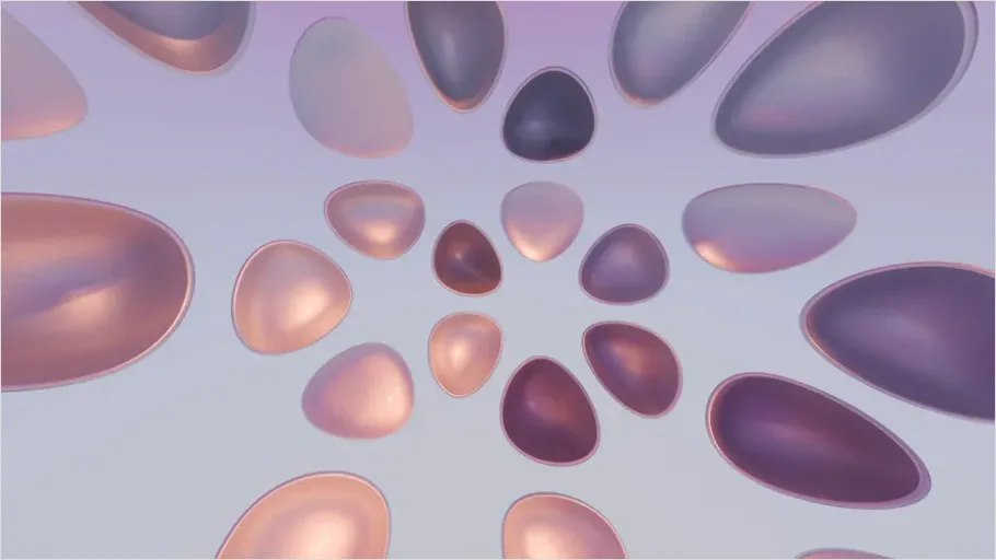Detail 3d Illustration Pastel Shapes Render Number 13