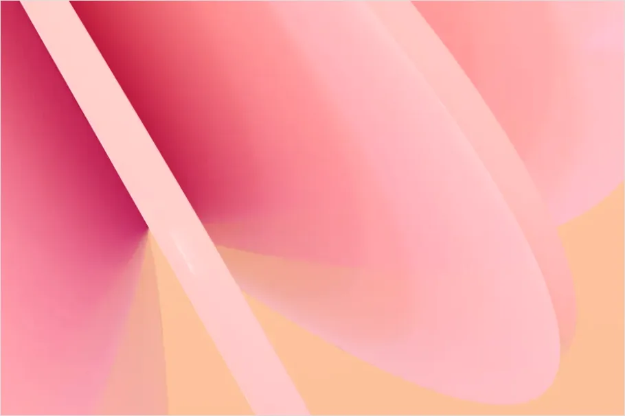 Detail 3d Illustration Pastel Shapes Render Number 5