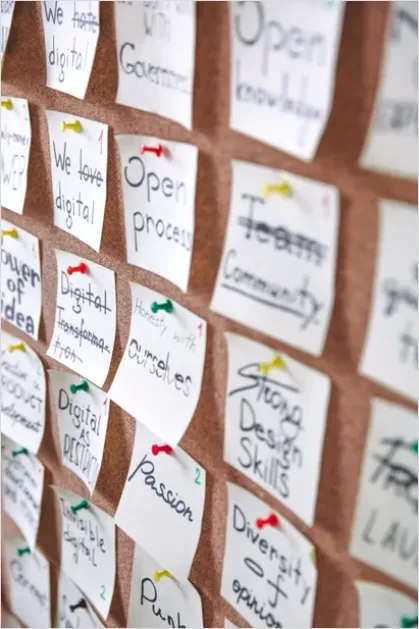 Detail Agile Scrum Board Sticky Notes Photo Number 8