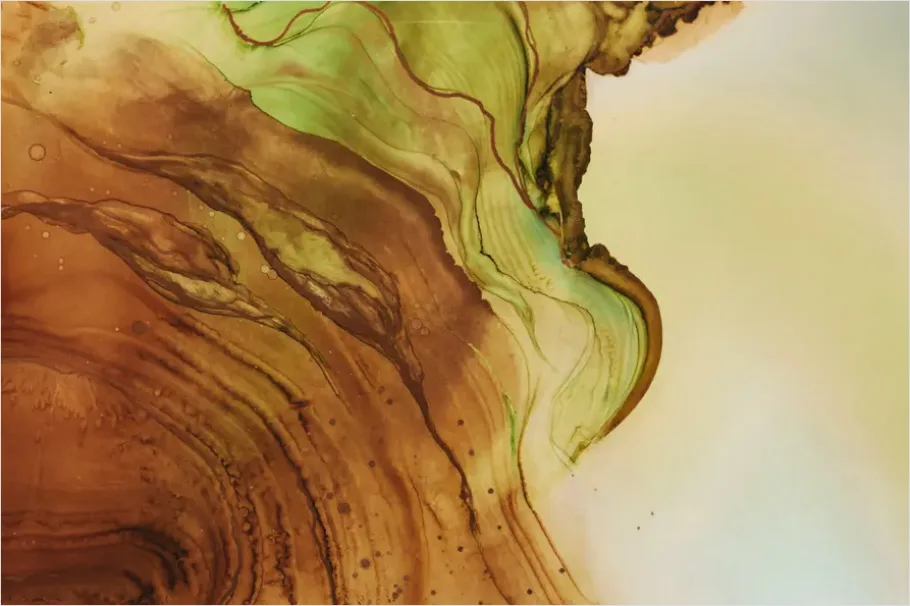 Detail Alcohol Ink Art Fluid Abstract Number 2