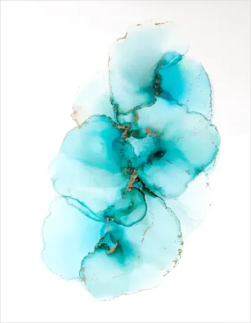 Detail Alcohol Ink Art Fluid Abstract Number 13