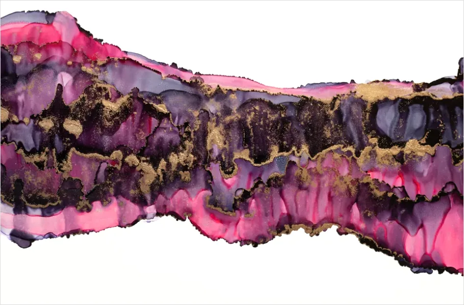 Detail Alcohol Ink Art Fluid Abstract Number 15