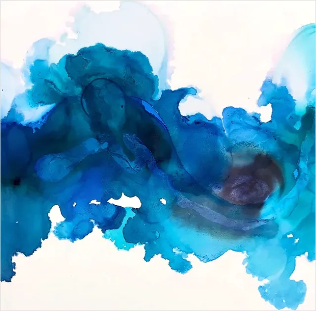 Detail Alcohol Ink Art Fluid Abstract Number 6