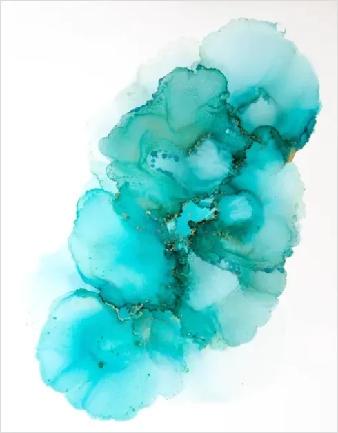 Detail Alcohol Ink Art Fluid Abstract Number 8