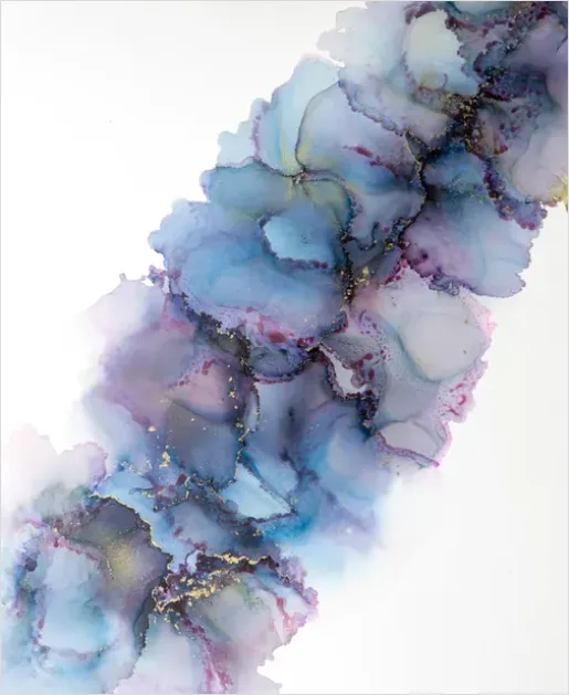 Detail Alcohol Ink Art Fluid Abstract Number 9