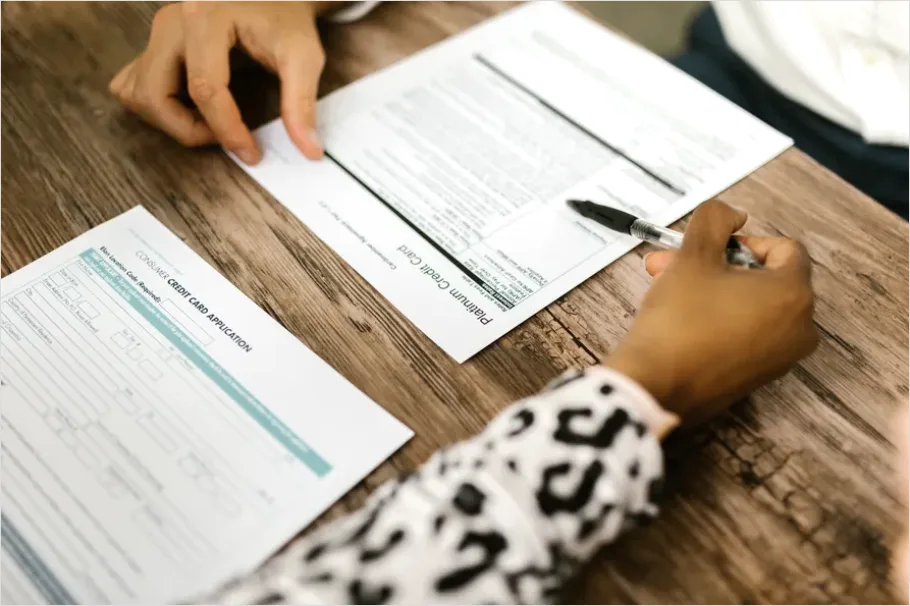 Detail Bank Loan Application Paperwork Photo Number 11