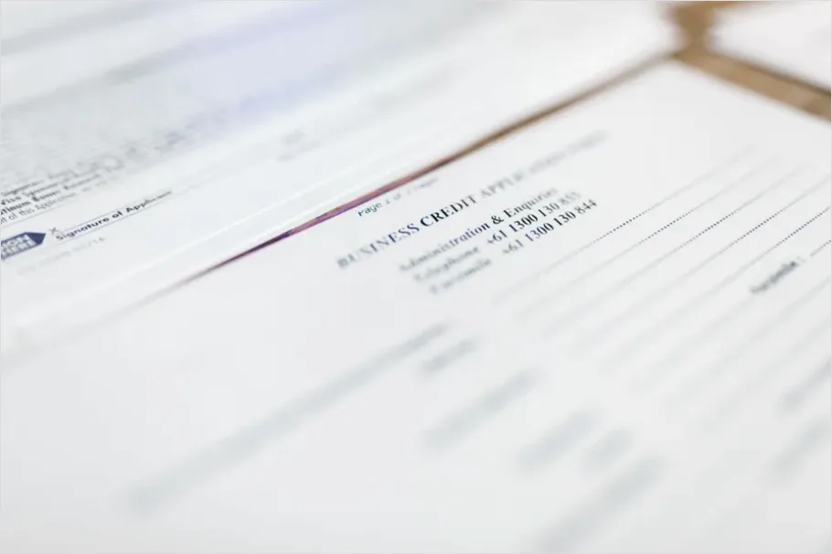 Detail Bank Loan Application Paperwork Photo Number 15