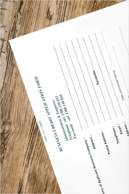 Detail Bank Loan Application Paperwork Photo Number 6