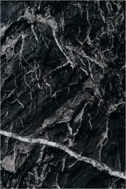 Detail Black Marble Texture Background Close Up Number 14
