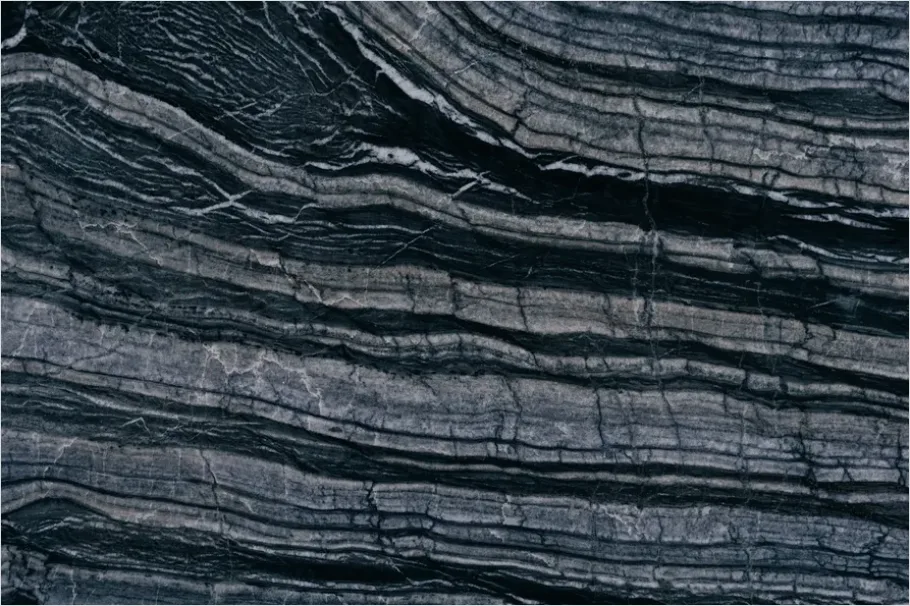 Detail Black Marble Texture Background Close Up Number 15