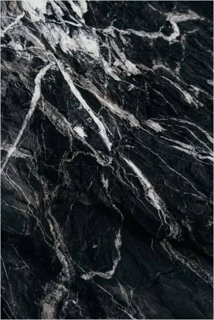Detail Black Marble Texture Background Close Up Number 16