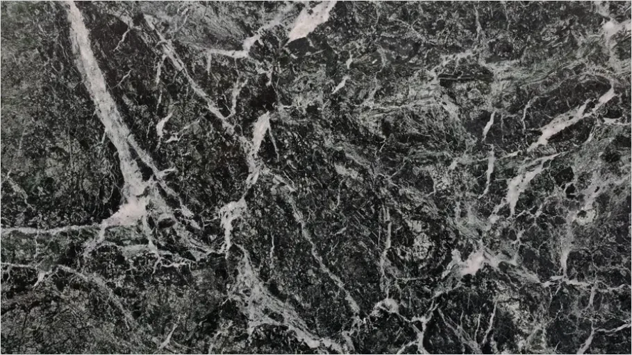 Detail Black Marble Texture Background Close Up Number 6