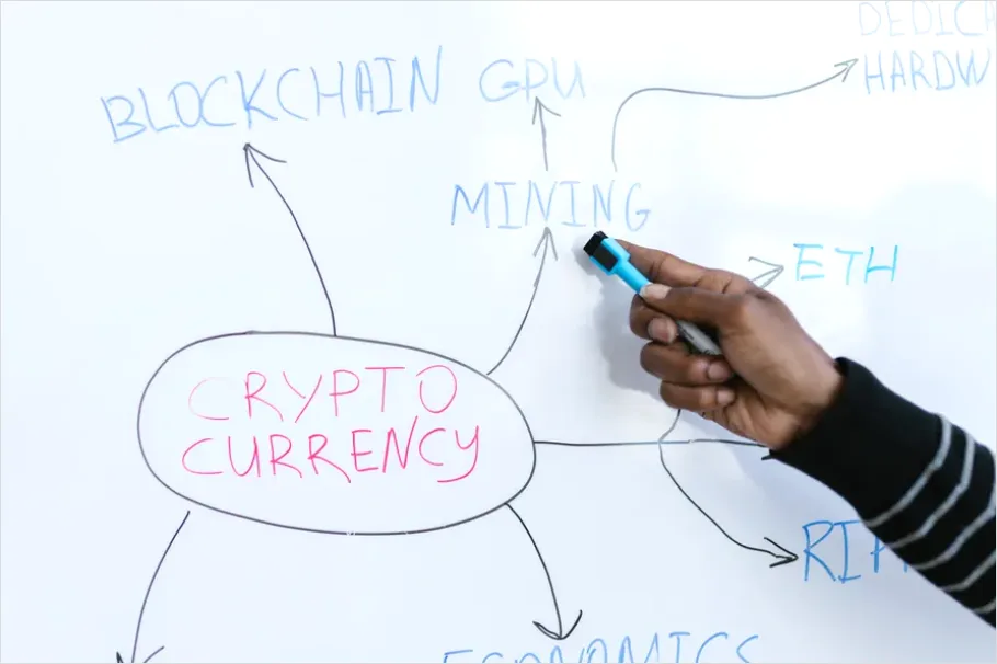 Detail Blockchain Cryptocurrency Concept Illustration Number 11