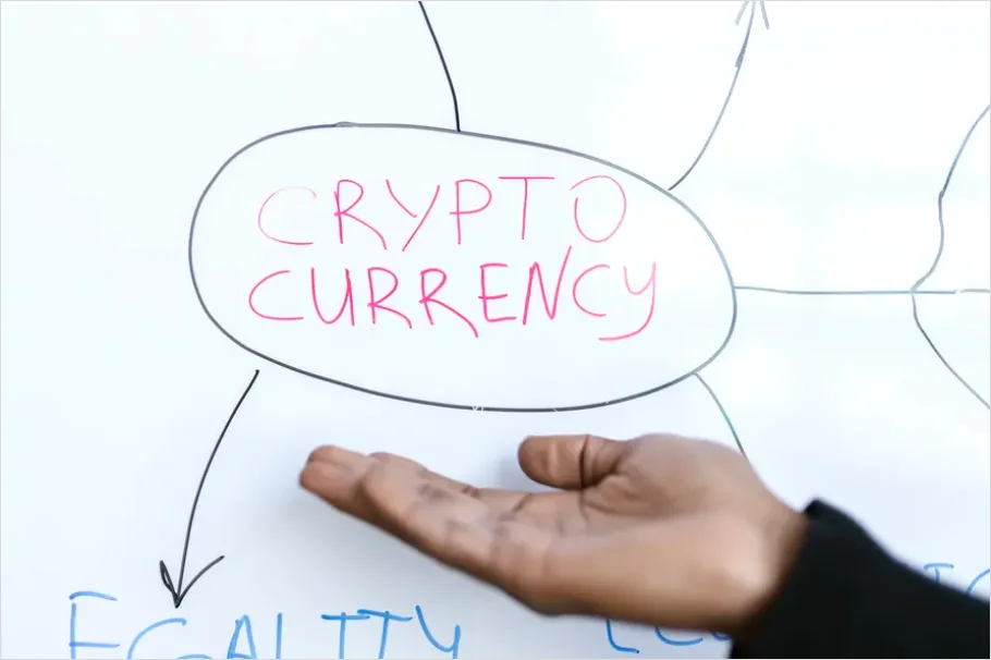 Detail Blockchain Cryptocurrency Concept Illustration Number 3