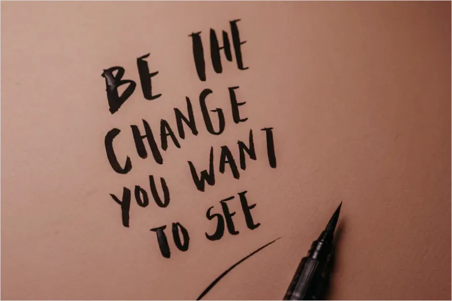 Detail Brush Lettering Quote On Paper Number 16