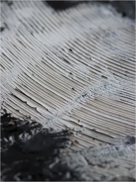 Detail Brush Stroke Texture Background White Number 14