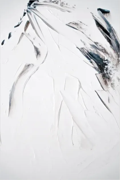 Detail Brush Stroke Texture Background White Number 7